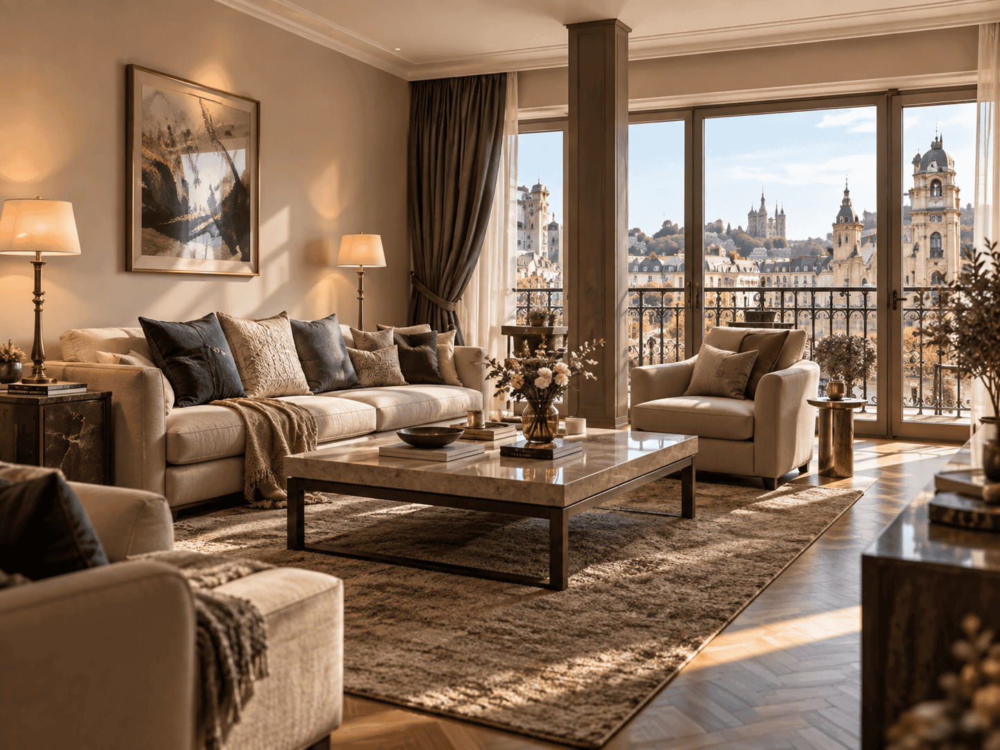Appartement de haut standing avec vue sur Lyon