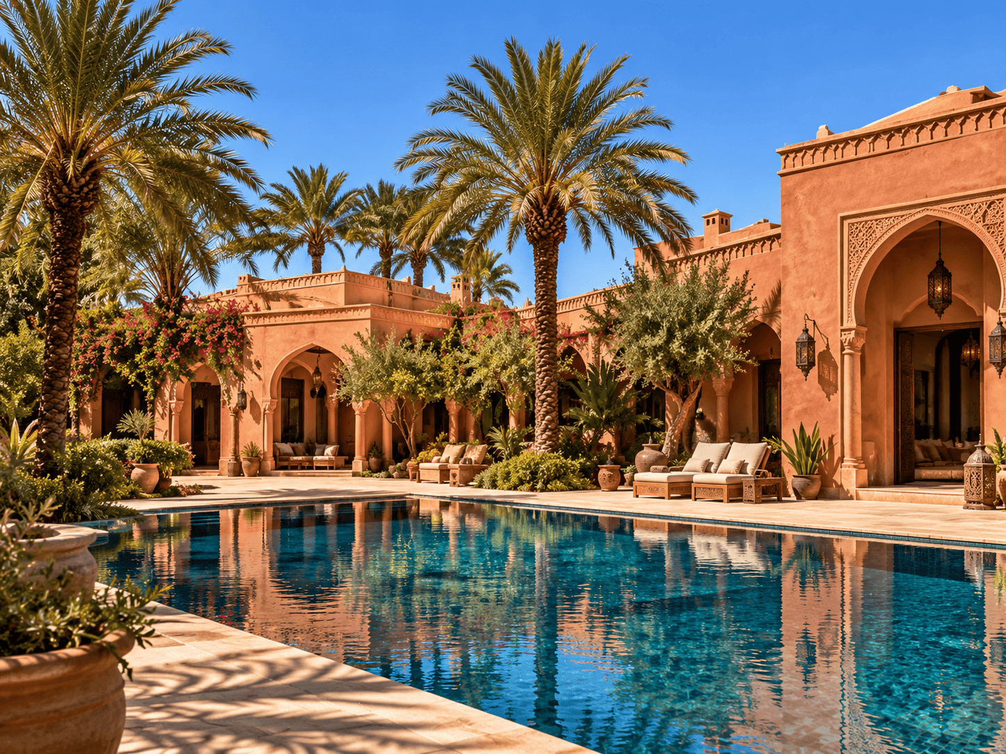 Villa de charme avec piscine à Marrakech